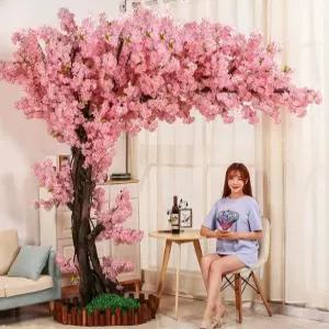 2미터 대형 인테리어 조화나무 실내 인조 벚꽃나무 카페 매장 조경