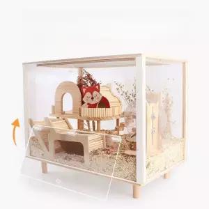 대형 아크릴 리빙박스 미니펫 케이지 햄스터 사육장