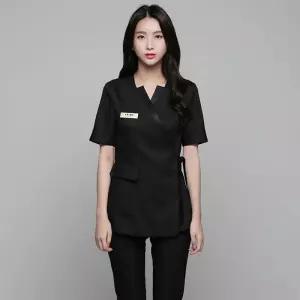 뷰티샵 관리사가운 유니폼 에스테틱 실장 근무복 프론트 원무과용