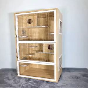 친칠라 대형 하우스 다람쥐 사육장 슈가글라이더 은신처 놀이터 케이지