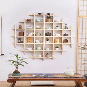 커피선반 장식장 인테리어 수납 벽걸이 찻장 진열용 컵보드