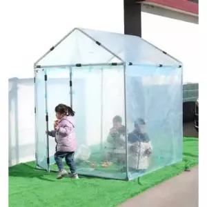 온실 비닐하우스 야외 미니 옥상 옥외 조립식 뼈대 원예 천막