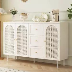 서랍장 낮은 라탄 와이드 수납장 미니틈새 정리함