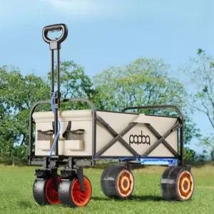 배터리 전동웨건 전동카트 수레 강화형 접이식 투휠