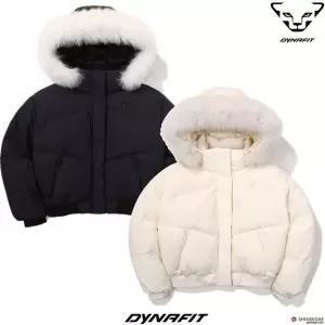 [다이나핏](센텀시티점)YWW23525[다이나핏]여성 레디 폭스퍼 후드탈부착형 봄버 덕다운 숏패딩 자켓(기...