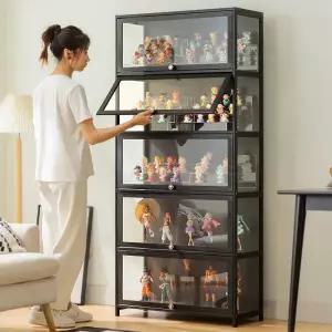 큰 투명 아크릴 피규어 진열장 레고 보관함 장식 정리함
