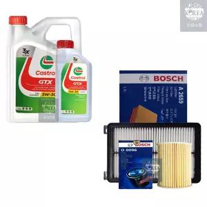 올뉴쏘렌토(UM) 디젤 캐스트롤 GTX 5W30(7L) 엔진오일+필터 세트 00962659