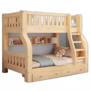 원목 이층침대 수납형 어린이 아이방 안전가드 2층