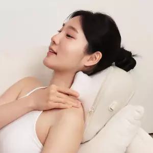 오아 굿슬립 PRO 무선 목 어깨 승모근 마사지기 경추 목근육 베개 안마기 온열 미니 무선 마사지 기계