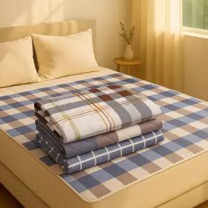 환자용 방수 패드 노인 어르신 성인 요양원 병원 침대 매트 시트 커버 요실금 방수요 매트리스 실버용 깔개