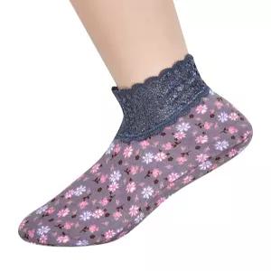 퀄리티 있는 플로럴 패턴 레이스 꽃 카바 덧버선양말 덧신덧버선 삭스 덧신양말