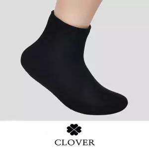 안감기모 미끄럼방지 여성 요술 중목 버선 블랙 1켤레 5개 페이크삭스 덧신 덧신버선