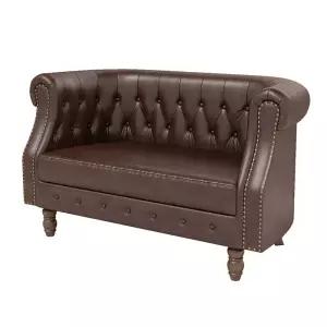 인테리어용 클래식 엔틱체어 소파 빈티지 매장 가죽 스툴 디자인