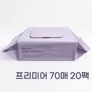 베베숲 물티슈 프리미어 70매x20팩 도톰한 두꺼운 신생아 아기물티슈