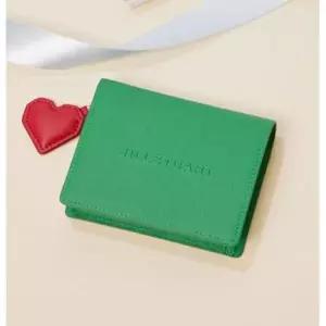 [롯데백화점]질스튜어트 [선물포장+쇼핑백] 그린 소가죽 반지갑 JAWA5F303E2
