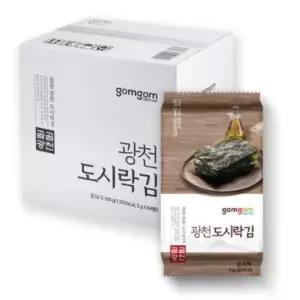 모노마켓 곰곰 광천 도시락김 5g 64개