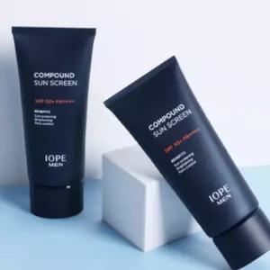 남자 톤업 선크림 남성용 자외선 차단제 비비 크림 올인원 선크림