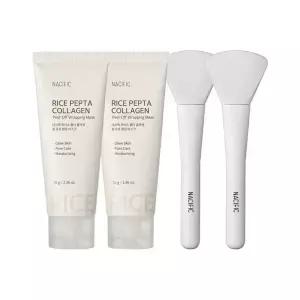 네시픽 라이스 펩타콜라겐 필오프 랩핑마스크 2개