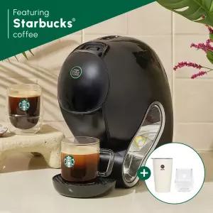 [텀블러] NEW 돌체구스토 네오 카페 캡슐 커피머신+ 스타벅스 네오 캡슐커피 12P + 미르텀블러+ 더블월 글라스 아메리카노 컵