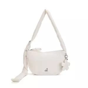 푸퍼 라운드 크로스백 3370 아이보리