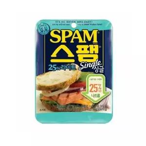 스팸 25 라이트 싱글 80g x 15개