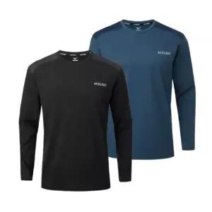 [미즈노](하남점) 24AW 공용 러닝 기모 티셔츠 RUNNING BRUSHED LONG SLEEVE 32YA460009 32YA460016 2C