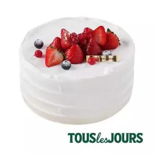 [뚜레쥬르] 진한 우유 생크림 케이크 2호