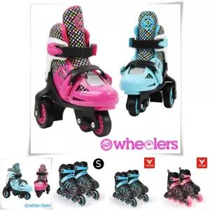 튼튼 인라인스케이트 핑크/인라인/롤러/스케이트/사이즈조절/안전/편안한/발목/브레이드/아동/어린이/피겨