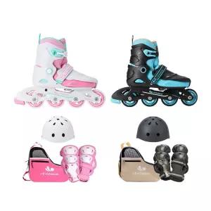 휠러스 사이버4 아동용 인라인스케이트 콤보/인라인/롤러/스케이트/사이즈조절/안전/편안한/발목/브레이드