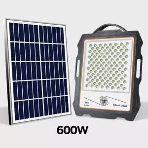 태양광 투광등 (MJ-D 포터블 600w)/패널분리설치 대용량배터리적용 리모컨작동/벽등 벽걸이 투광기 가로등 농장 농막 현관 입구 마당조명 시골길 시골집 펜션 전원주택 써치등