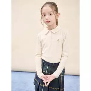 [BEANPOLE KIDS] [BEANPOLE KIDS] [BEANPOLE KIDS] 케이블 패턴 저지 블라우스  아이보리 (BI5941G030) (BI5941G030) (BI5941G030)