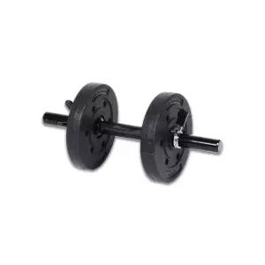 더스포츠 Evo 블랙 덤벨 무게 조절 아령봉 세트 5kg, 1개