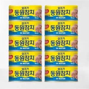 동원FB  동원 참치 인 워터 100g 10캔
