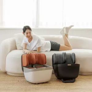 멜킨 엘프리 마사지 스툴 온열 안마기 공기압 롤링 종아리마사지기