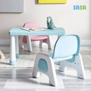 [SASA]사사가구 브로디 높이조절 유아 책상+의자세트 2인