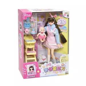 열일곱 미미 동생 돌보기/애착/인형/완구/여아/역할/놀이/베이비돌/장난감/아기/캐릭터/유아/어린이