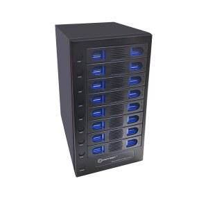 8 베이 툴리스 트레이 핫 스왑 가능 2.5인치 및 3.5인치 SATA 하드 드라이브 외장 USB-C 3.2(10Gbps) 인클