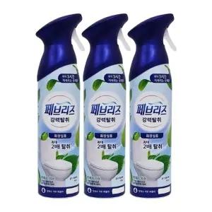 페브리즈 화장실용 에어 프레시 가든 165g x3 /실내냄새제거/방향제