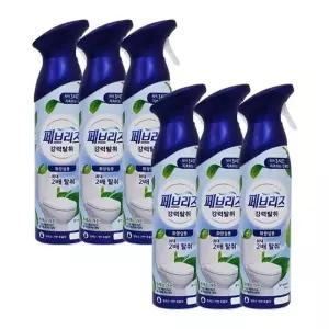 페브리즈 화장실용 에어 프레시 가든 165g x6 /실내냄새제거/방향제
