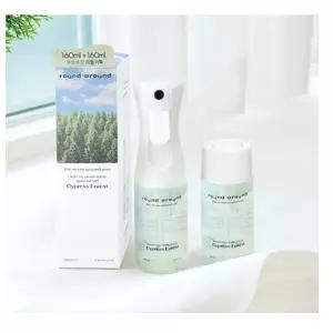라운드어라운드 편백 클린 스프레이 160ml+160ml 리필기획 (화이트대즐)