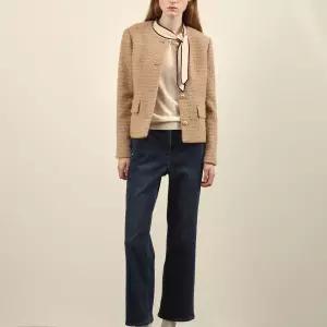 [올리비아로렌]VOCFU4W9211 라운드넥팬시자켓