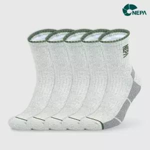 네파 하이브리드 쿠션 미들삭스 라이트그레이 L 5팩 NPCHBMDL-L/GR5