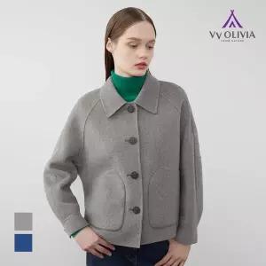 [올리비아로렌][비비올리비아] 숏 핸드메이드 자켓_VVCFU3W9261
