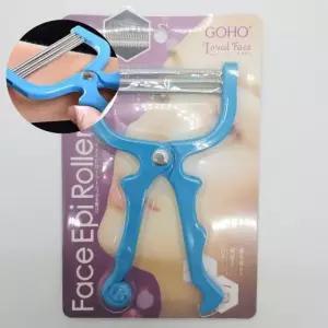 페이스 솜털 제거기 촘촘 스프링 제모기 얼굴 면도기 블루 (WFK0QUU)