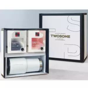 투썸플레이스 스틱커피  텀블러 화이트 선물 세트