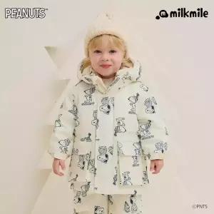 [밀크마일] [피너츠]스누피 스케이팅스키점퍼