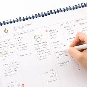 2026 A4 와이드 위클리 주간 플래너 스케줄러 업무 스터디 스프링 노트