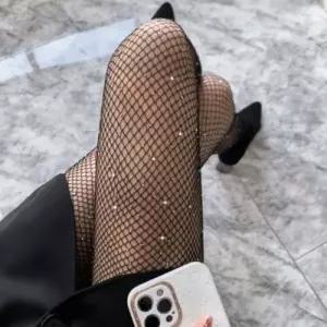 망사 큐빅 스타킹