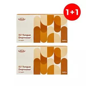 1개+1개 나무 설압자 목설압자 1통(100개입) 혀누르게