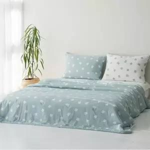 몽이 냉감 스프레드 퀸Q세트 블루